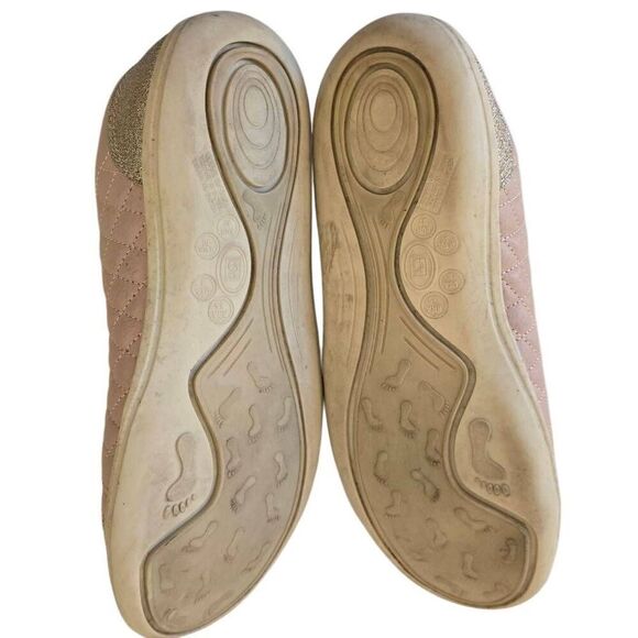 Botter Womens Light Pink Leather Comfort Slip On Elastic Lace Shoe Size 6 - Picture 6 of 9